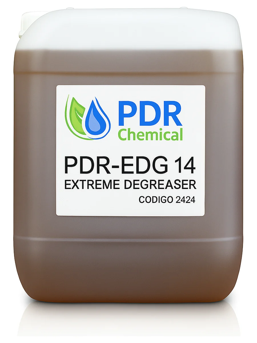 PDR-EDG14 Extreme Degreaser — Desengrasante alcalino de alta potencia, Bidón de 20 litros